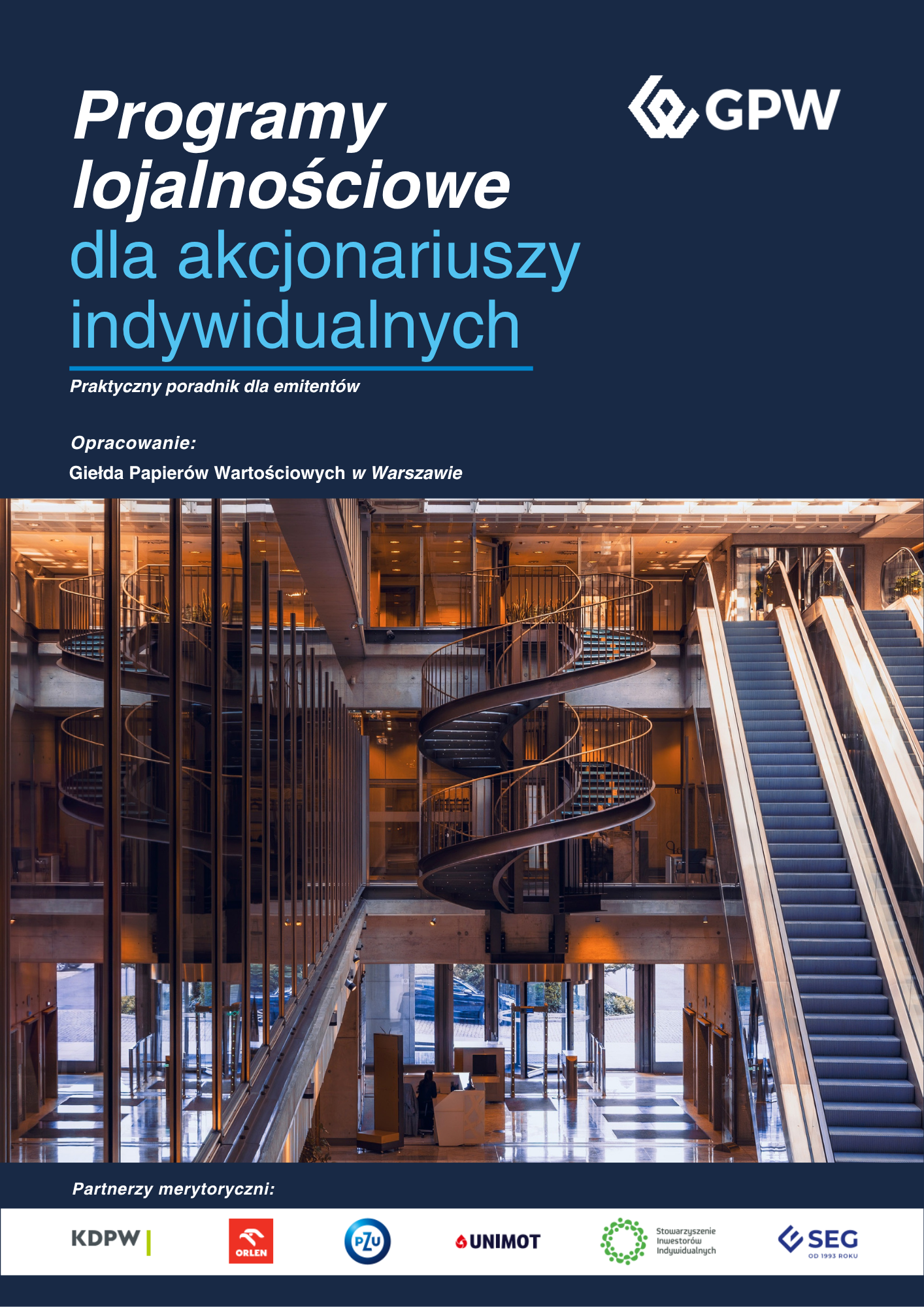 Okładka poradnika GPW Programy lojalnościowe dla akcjonariuszy indywidualnych